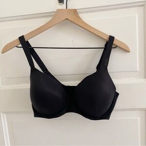 aerie smoothez full coverage black bra 34dd